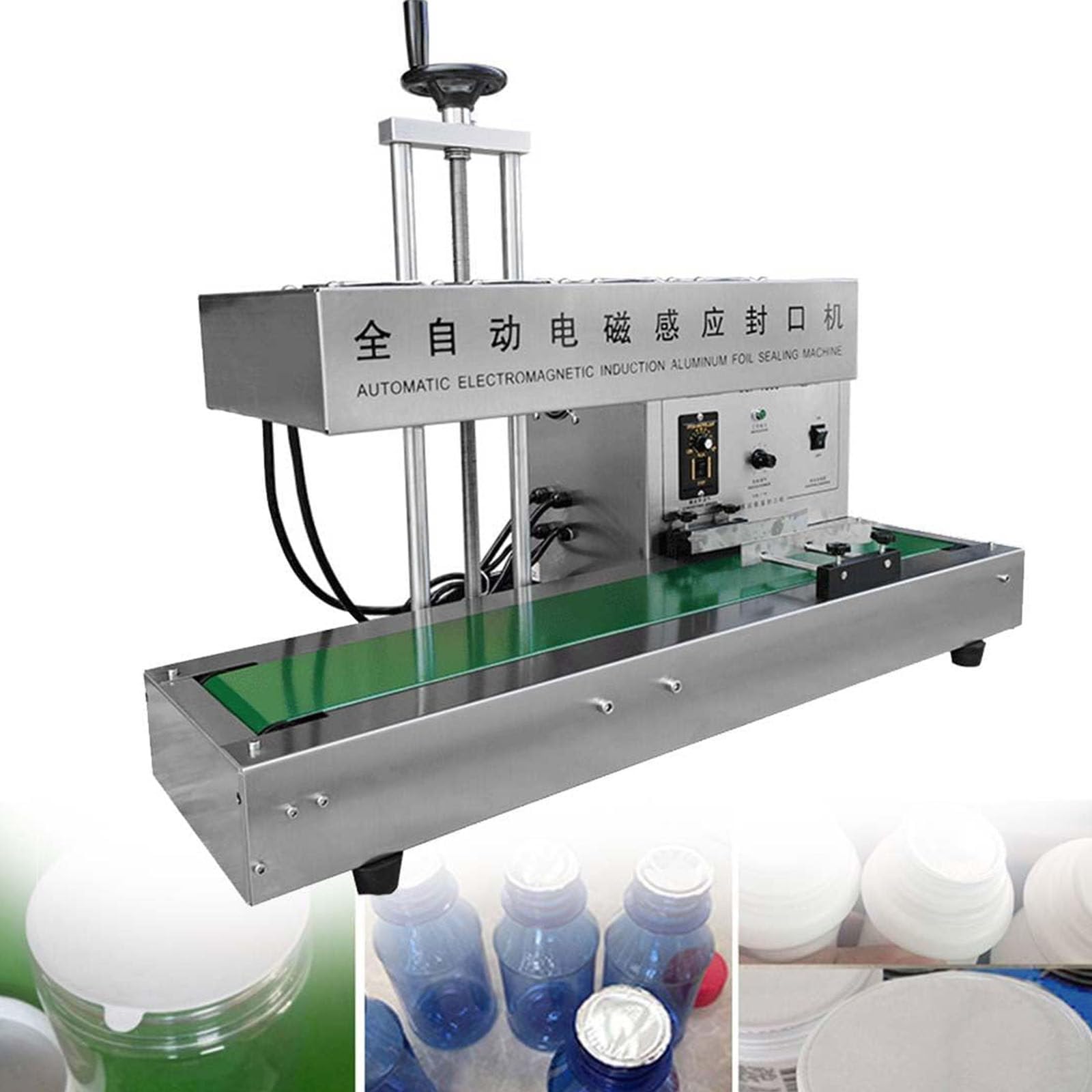 IUokLU Electromagnetic Induction Sealer Aluminum Foil Sealing Machine Portable Induction Heat Sealer Automatic Bottle Cap Sealing Machine-85mm
