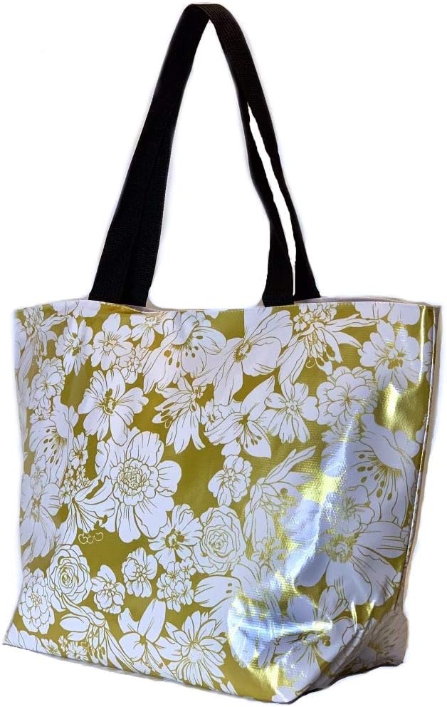 Alux Tote Bag for Women - Waterproof, Sturdy & Spacious Bag for Beach, Work, Gym, Travel - Eco-Friendly & Easy to Clean