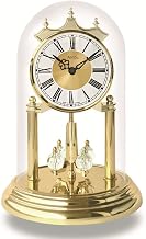 AMS Annual Clock with Quartz Movement and Glass Bell 1202
