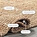 Nuloom Ashli Hand Woven, Natural, 7'6