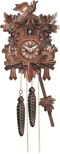 Engstler Reloj de cuco de cuarzo 5 hojas, pájaro EN 622 Q
