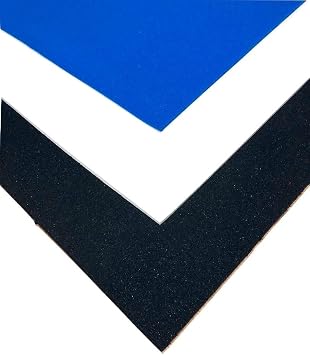 SoleTech Cloud 45 43-47 Durometer 18" x 36" Sheet Black, 24 Iron 1/2"
