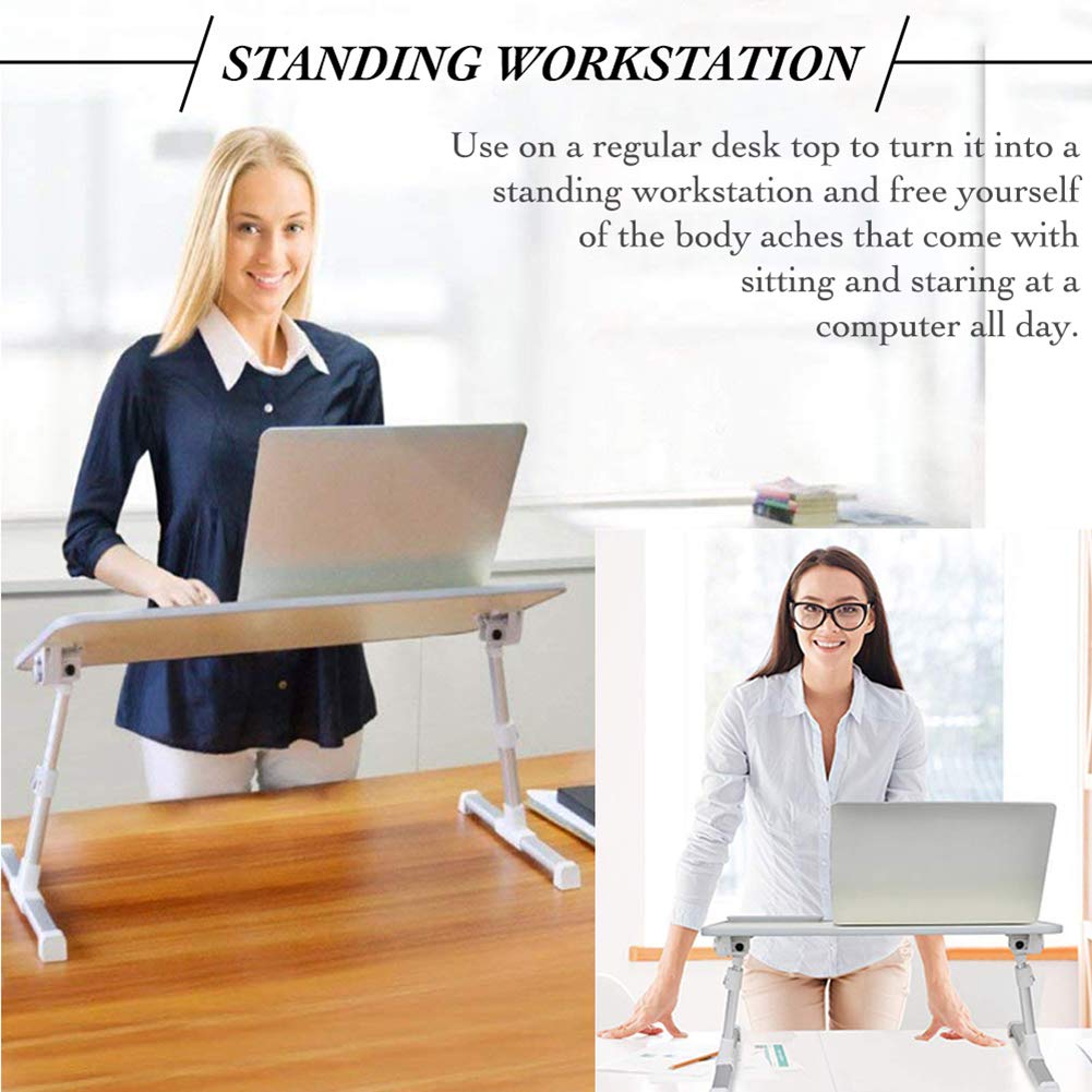 Table D'ordinateur Portable Réglable,Table Pliante pour Ordinateur Portable,Table De Lit Ajustable,Table De Lit Compacte Et Légère pour PC Portable