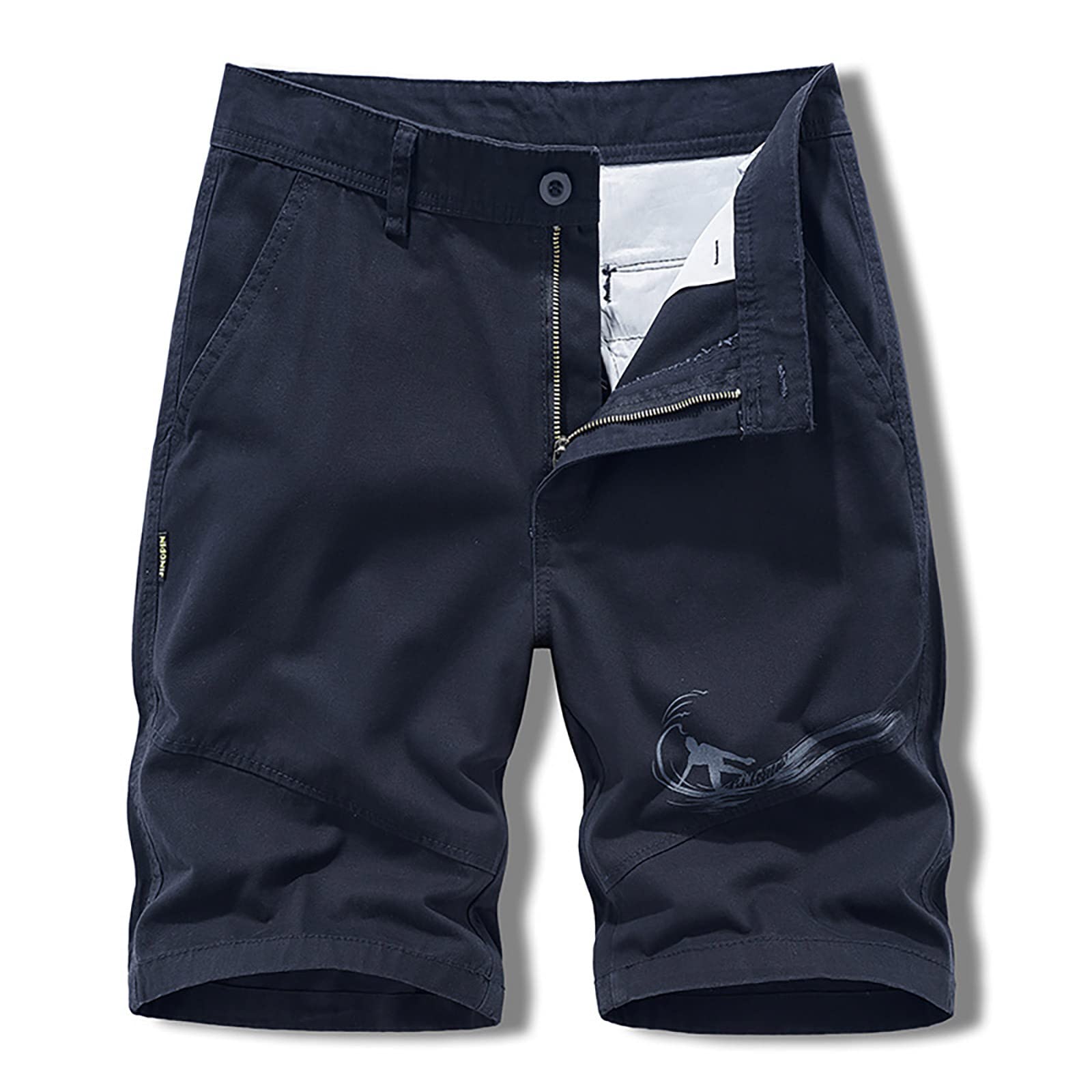 XUNRYAN Kurze Hosen Herren Shorts Strand-Shorts Werkzeughosen Mens Camo Cargo Short Active Wear Shorts Gym Workout Mens Cotton Relaxed Fit Camouflage Short Drawstring Elastic Waist Walking Shorts