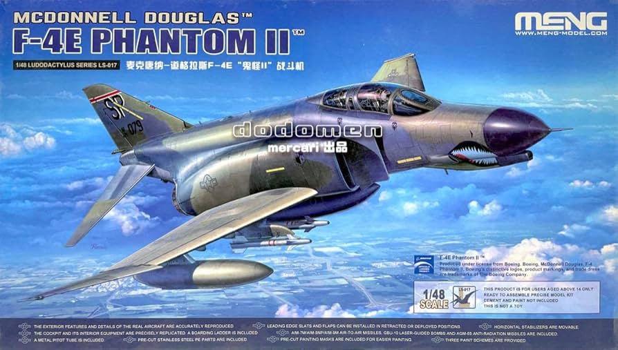 航空機・ヘリコプター MENG F-4E PHANTOM II 1/48 Amazon.co.jp: 1/48 Meng Model F-4E Phantom II Plastic Model