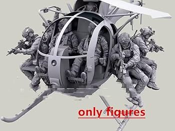 Amazon | 1/35 アメリカ ヘリコプター コマンドー 兵士 レジン製