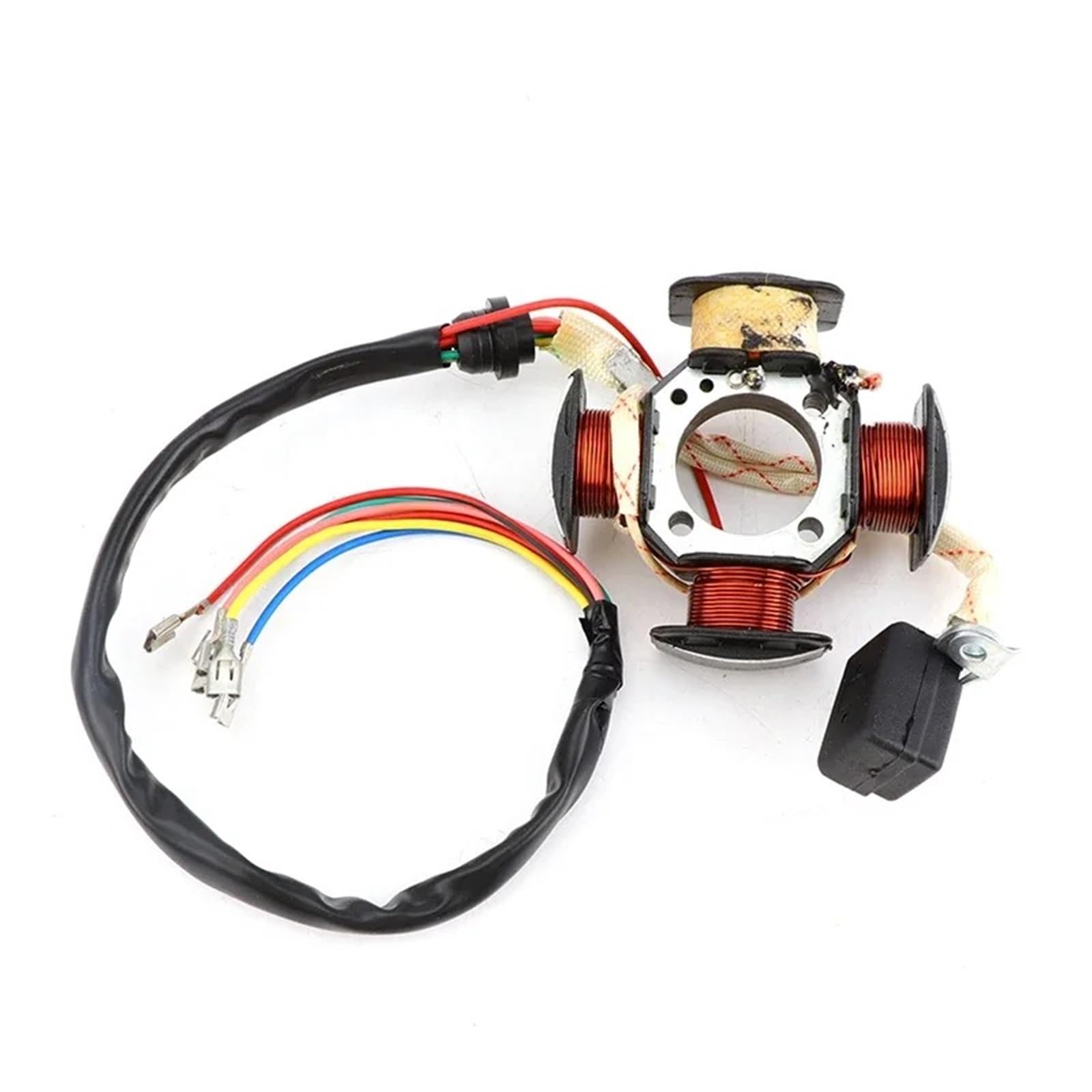 Stator Allumage Moteur Pour CG125 150CC CB 125 4 Bobines Stator Magnéto Bobine 4 Pôles Plaque D'allumage Pied Démarreur
