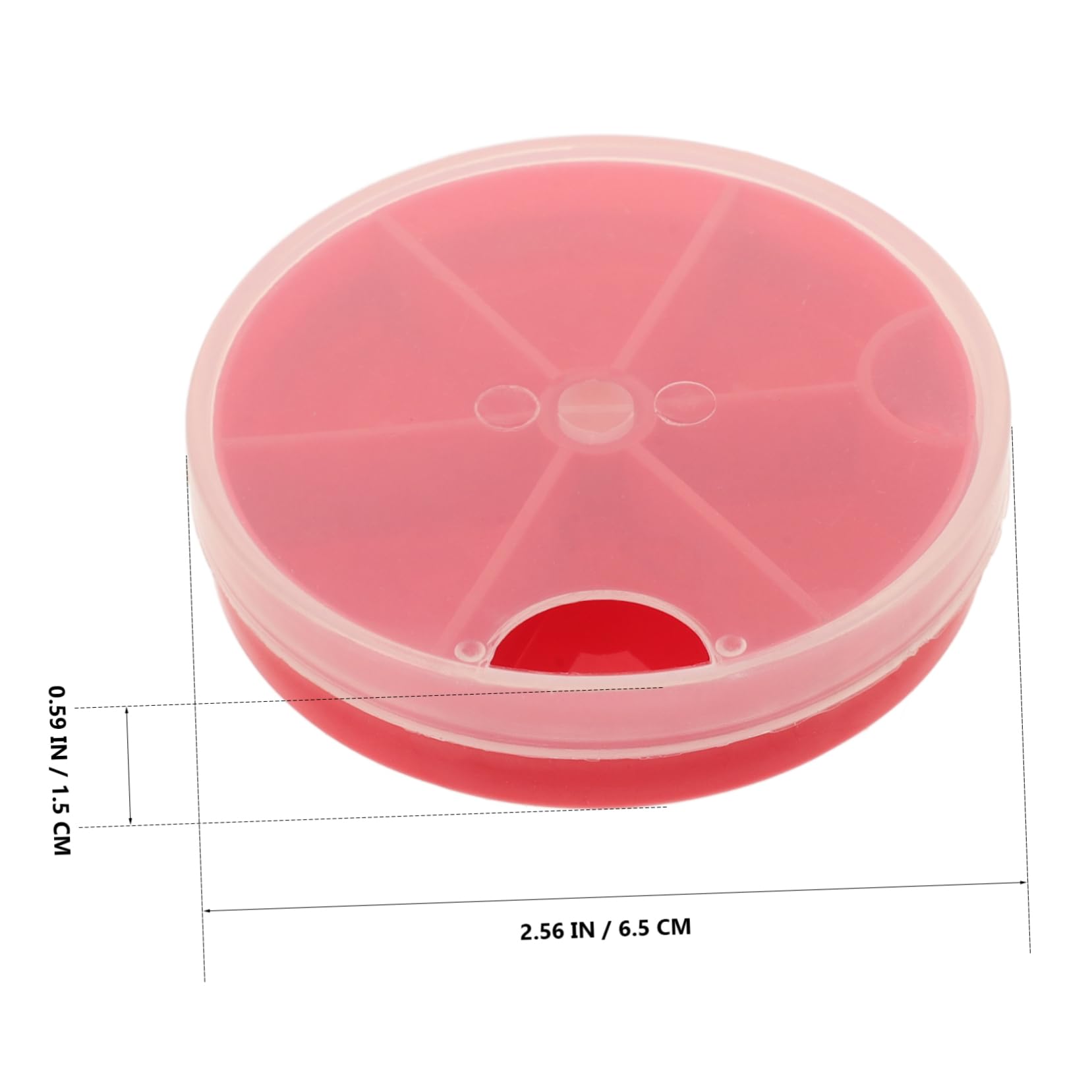 ifundom 10pcs Small Fishing Tackle Organizer Box Lightweight Fishing Gear Holder with Compartment Design for Hooks Baits and Accessories