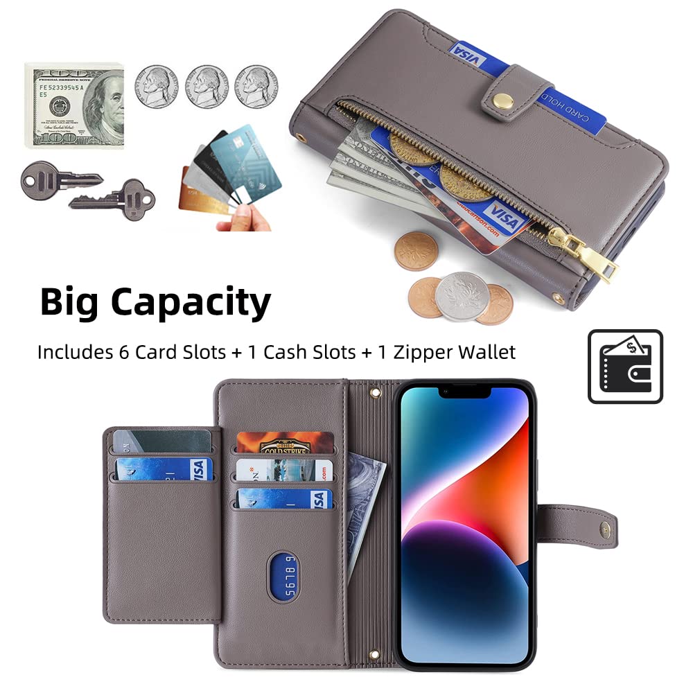 Custodia a portafoglio per Google Pixel 8 Pro, 6