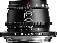 Vista 10 de TTArtisan 35mm F1.4 Lente de Enfoque Manual APS-C para Olympus Macro 4/3 MTF Montura G85 GX9 G7 GF9 GF8 GF7 Pen-F EPL9 EPL8 EPL7 E-M1 E-M5 E-M10