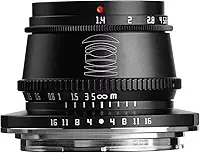 TTArtisan Lente de foco manual F1.4 APS-C de 35 mm para câmera Canon RF Mount compatível como R7 APS-C modelo R10 EOS R RP R5 R6 (preto)