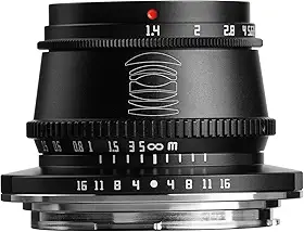 TTArtisan Lente de foco manual F1.4 APS-C de 35 mm para câmera Canon RF Mount compatível como R7 APS-C modelo R10 EOS R RP R5 R6 (preto)