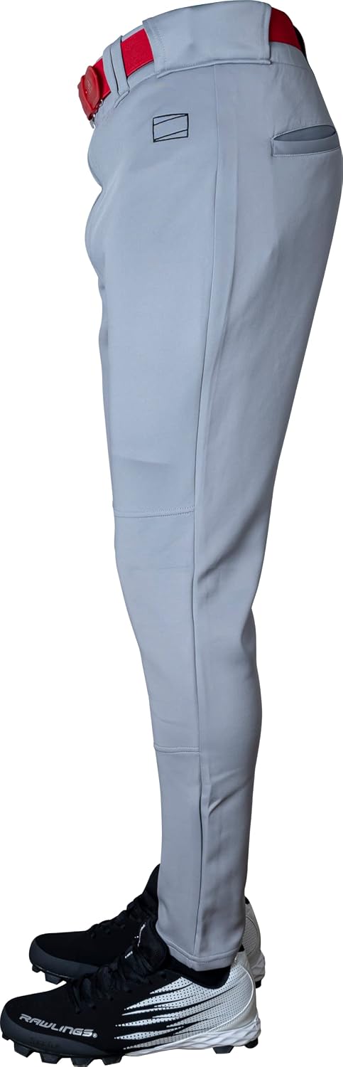 Rawlings Men's Rawlings | Pro 150 Series Baseball Pants | Tapered Jogger Fit | Adult Sizes | Piped | Multiple Colors