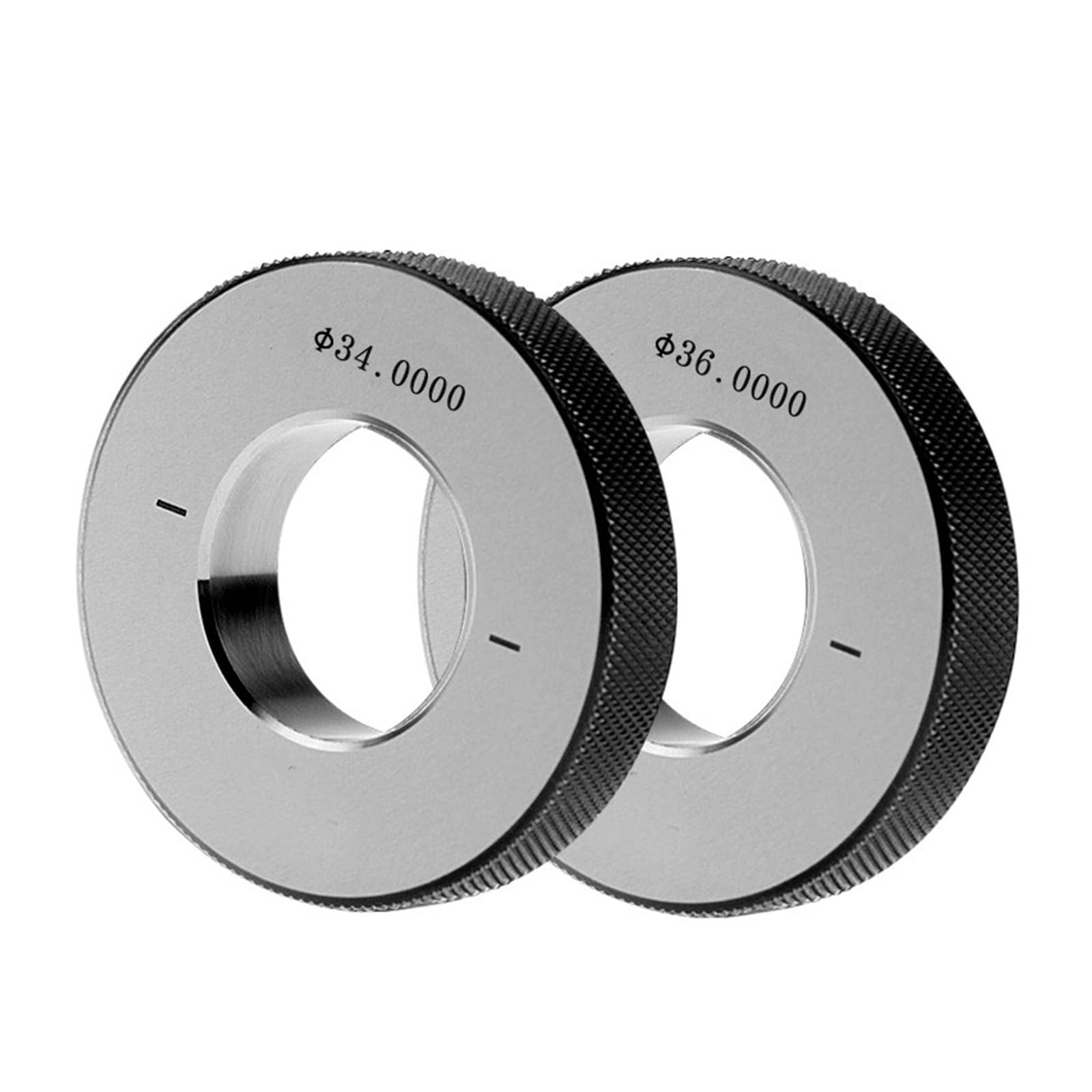 1 x podwójny drut metryczny 61-100 mm ± 0,003 metryczny gładki pierścień przyrząd pomiarowy niestandardowy (93 mm)