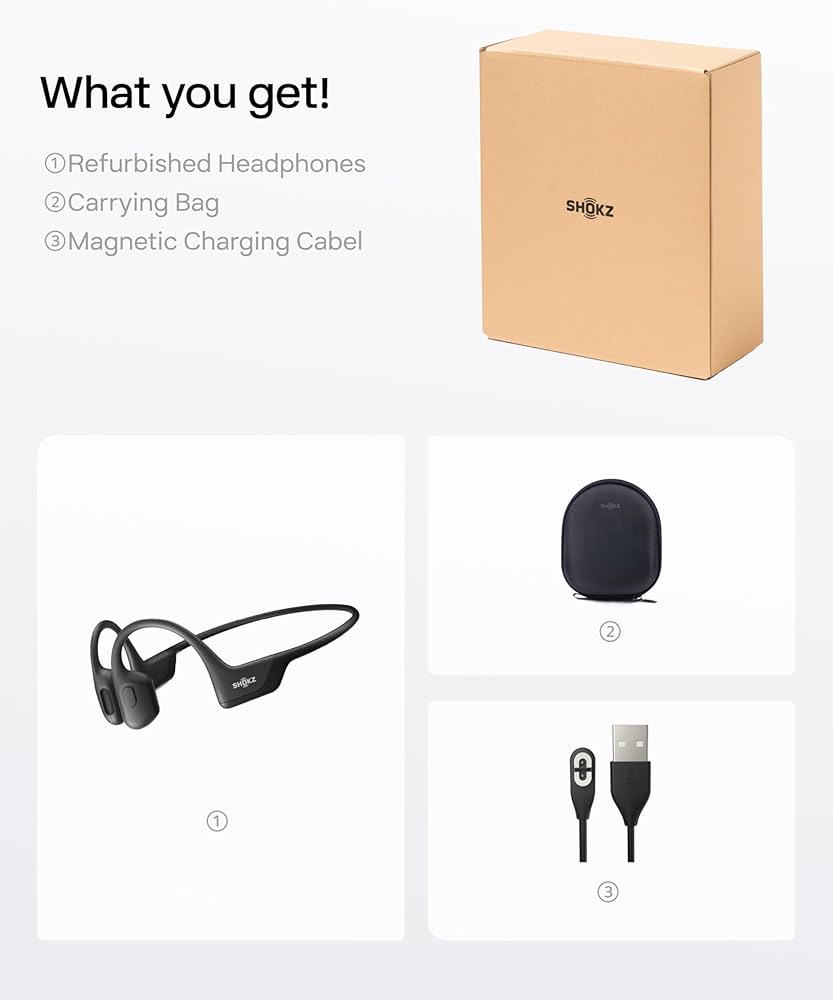 Amazon.com: SHOKZ OpenRun Pro - Open-Ear Bluetooth Bone Conduction