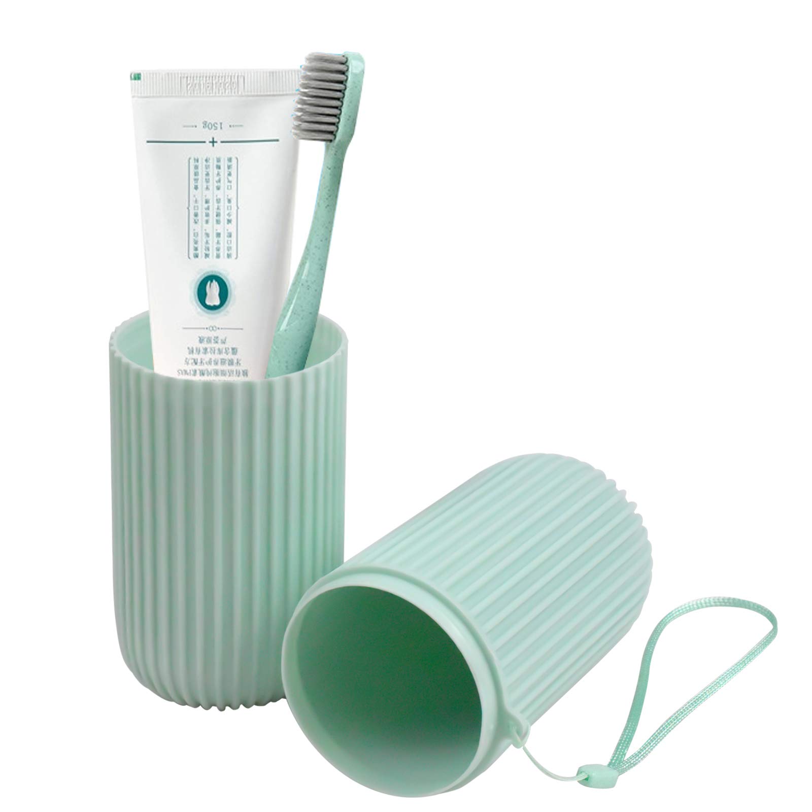 3 Tazze Per Spazzolino Da Viaggio - Portaspazzolino In PP, Leggere E Igieniche - Foto 6