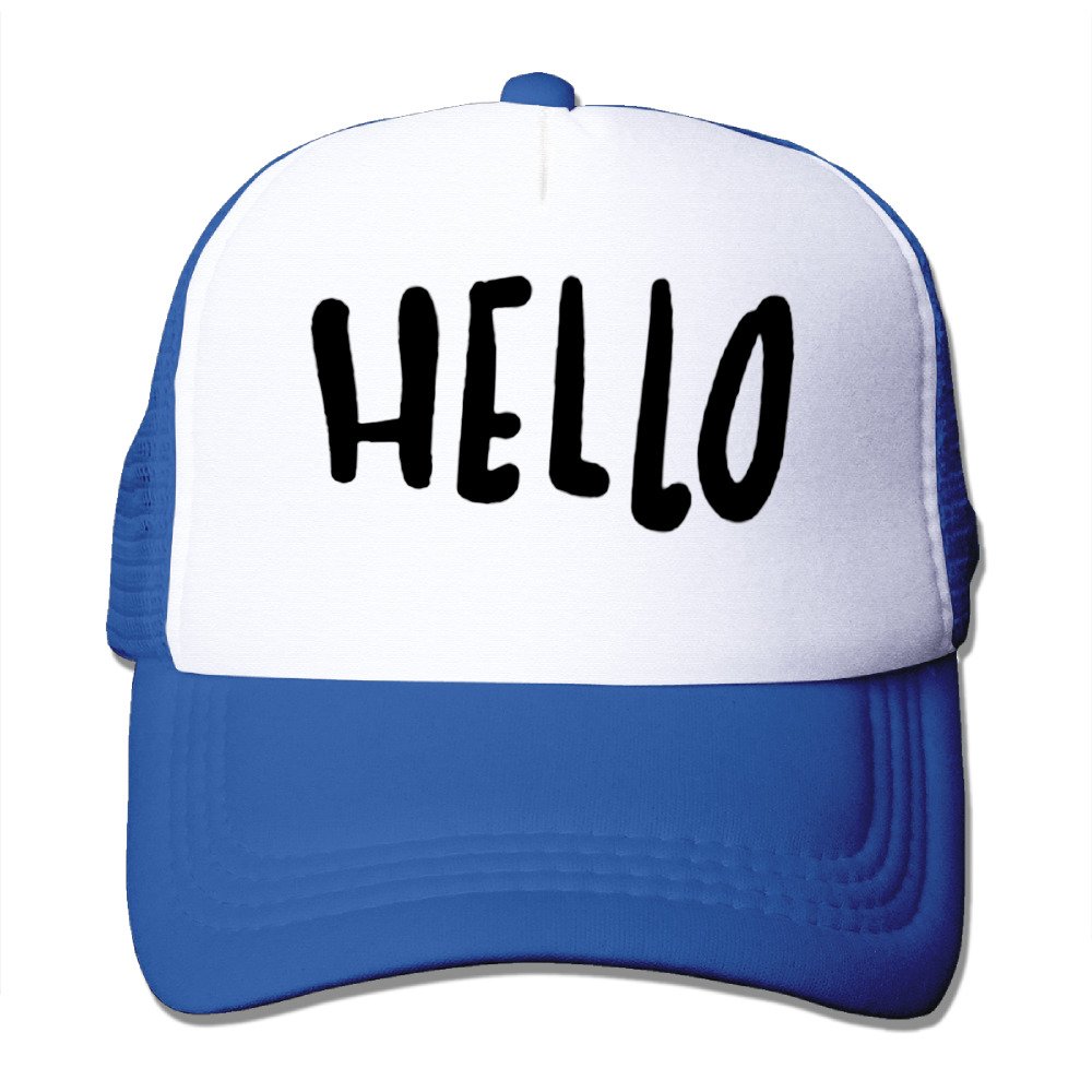 FRICSTARZT Cap Hello Black Adjustable Hats