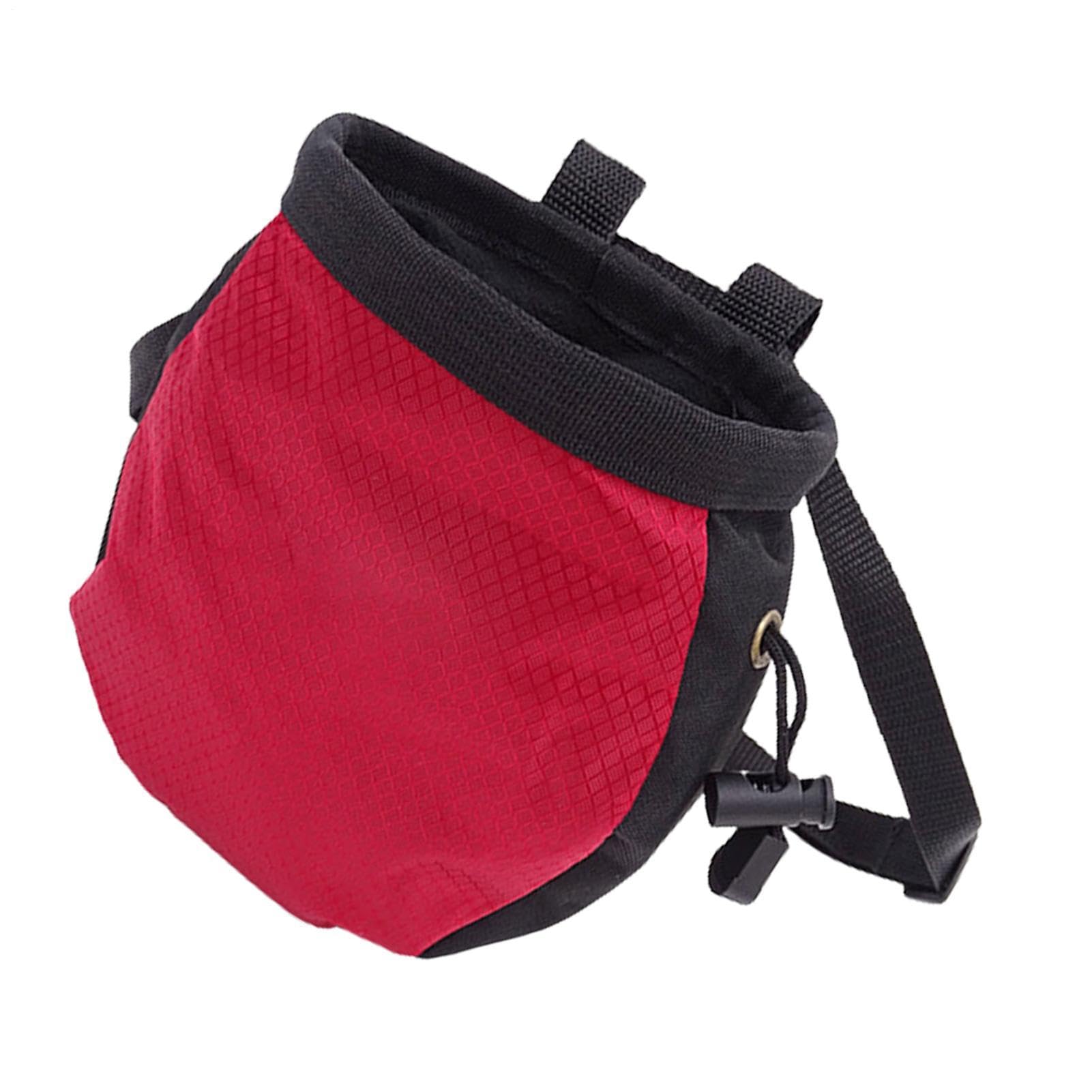Bolsa de tiza para escalada con cordón y cinturón ajustable 8