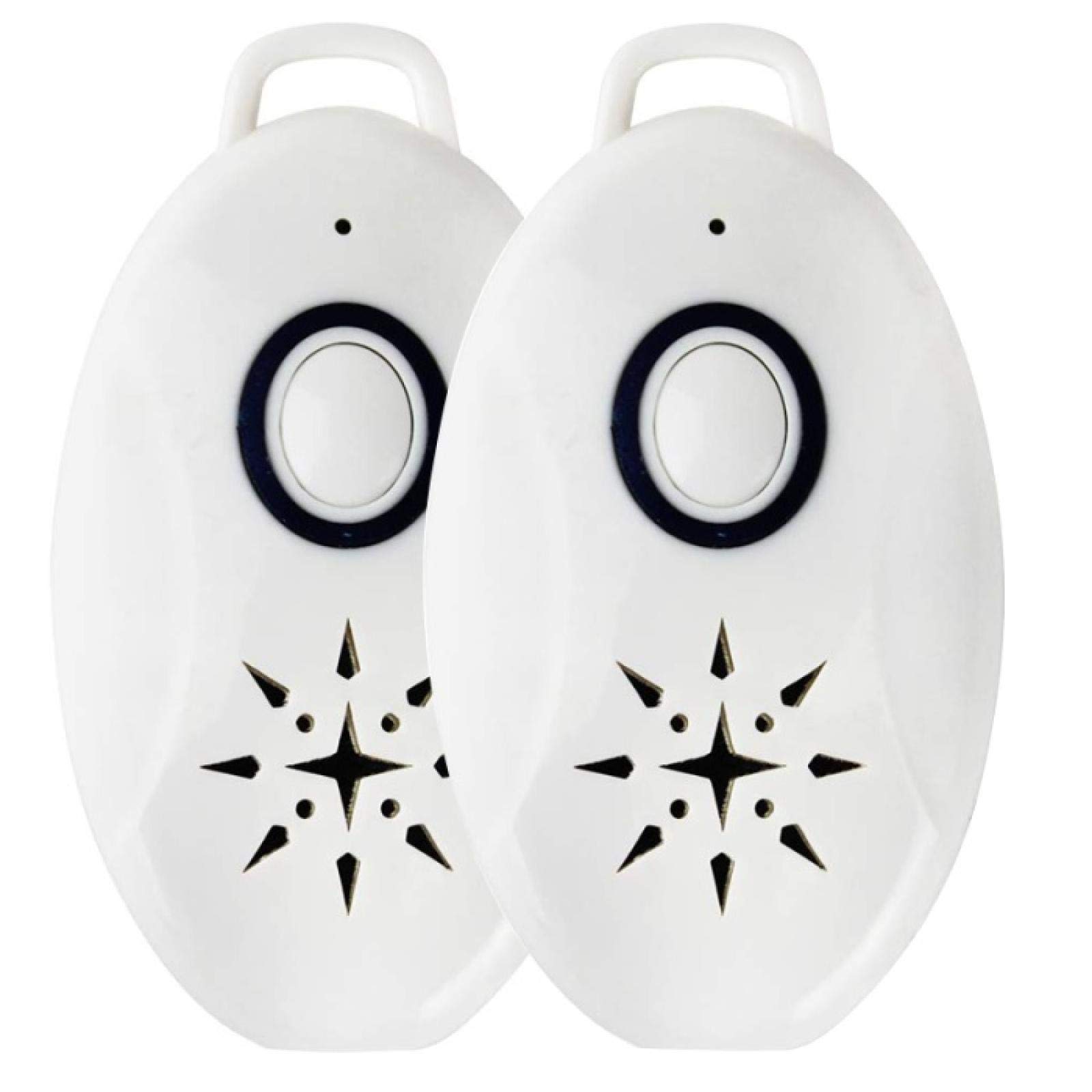 2 repelentes de plagas ultrasónicos electrónicos, repelente de insectos para cucarachas, mosquitos, arañas, casas, jardines, viajes al aire libre