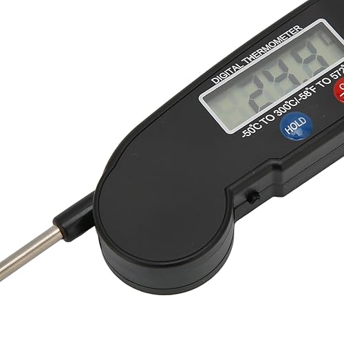 Miniatura 6 de Termómetro digital para carne, termómetro digital de alimentos con pantalla de retroiluminación encendido y apagado automático, termómetro de