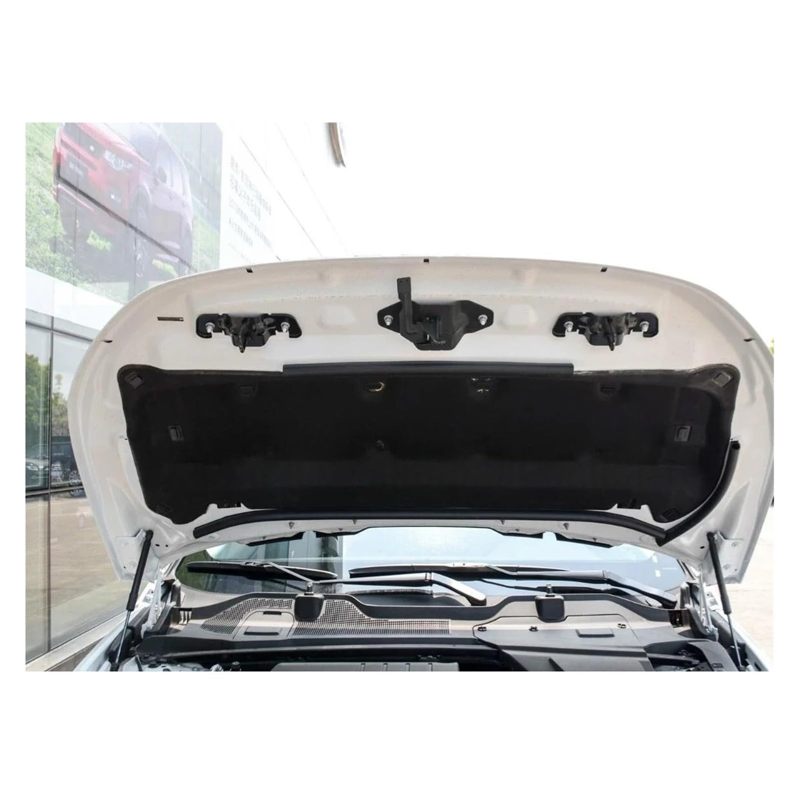 Fxfupo One Color 2015-2020 Compatible For Land Rover Discovery Sport Heat Sound Insulation Cotton Front Hood Engine Firewall Mat Pad Cover Noise Deadener