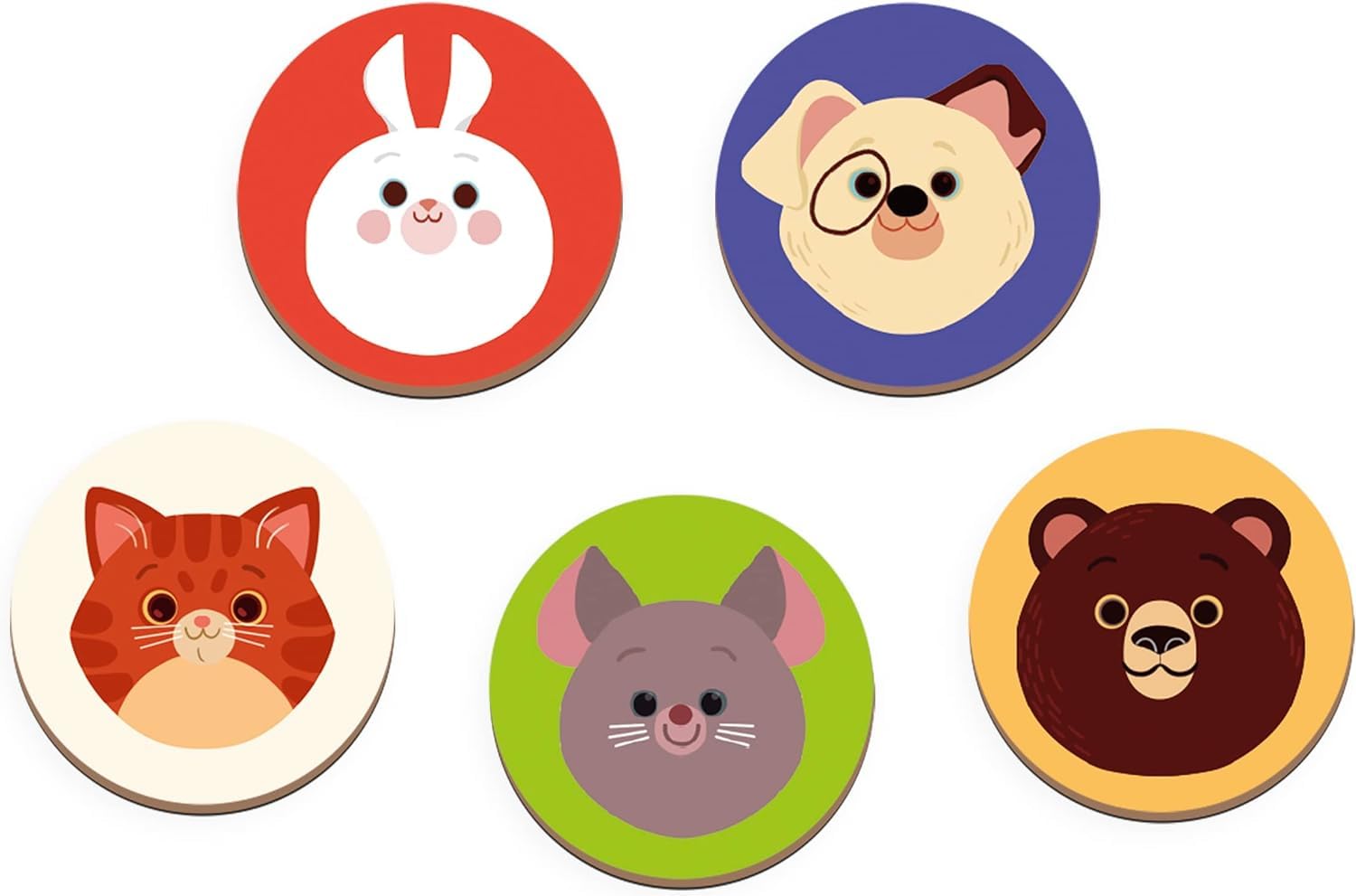 Organizador Magnético Semanal Janod – Tablero De 97 Imanes Con Animales Y Actividades, Para Niños De 3 A 8 Años (40x38 Cm)