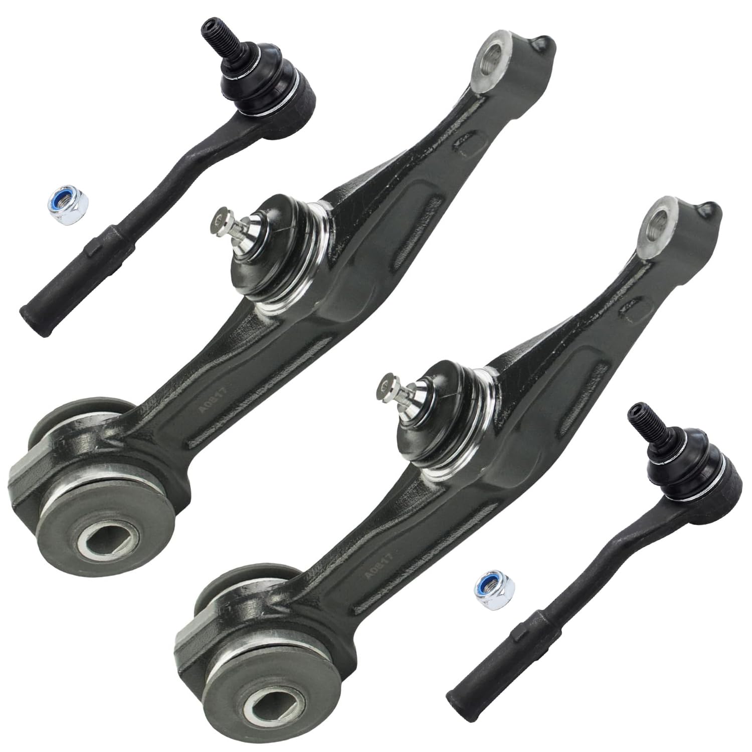 Detroit Axle - Front Control Arms Tie Rods for Mercedes-Benz CL500 CL600