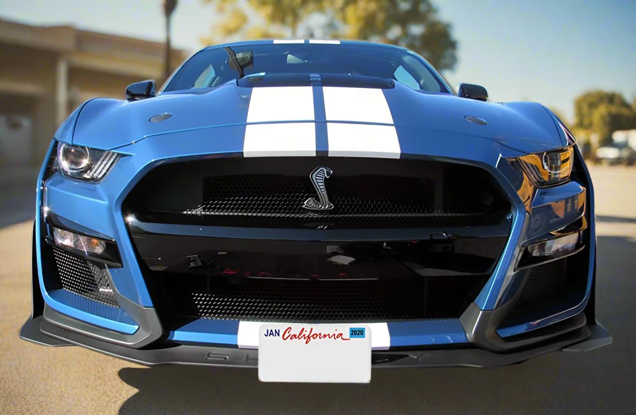 STO N SHO Front License Plate Bracket Compatible with 2020-2022 Ford Mustang Shelby GT500