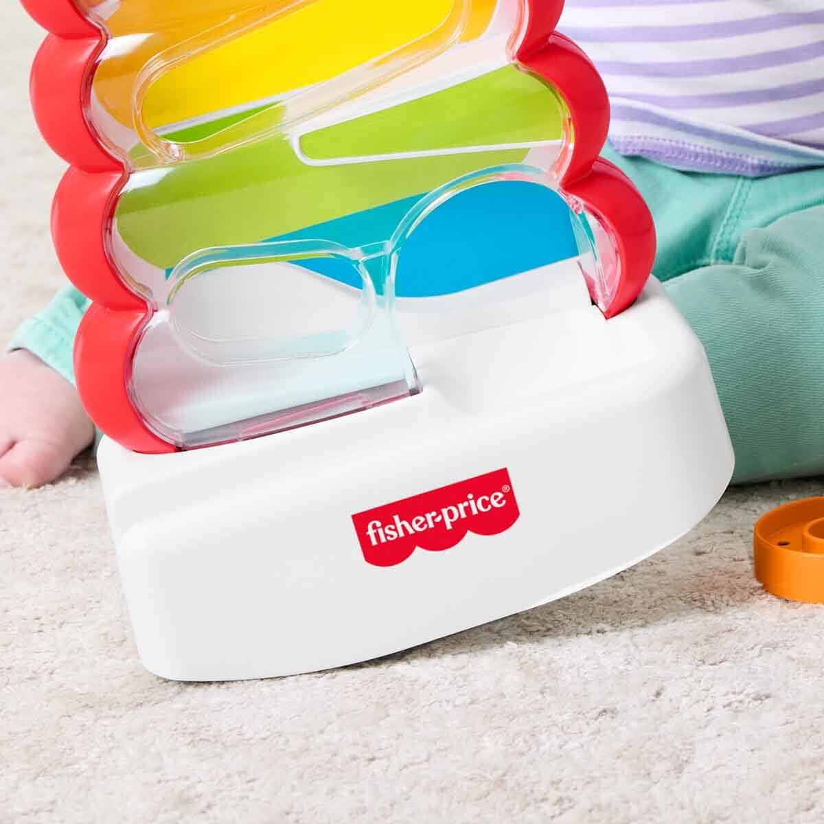 Fisher-Price Juego de Colocar Anillas para bebés y niños pequeños, Actividad de soltar Anillas para Jugar y desarrollar a los bebés a Partir de 9 Meses, JLB81 — view 5