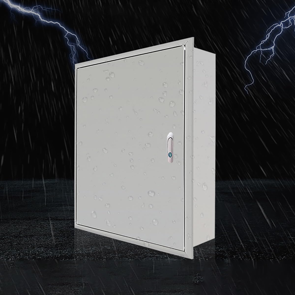 Panel de acceso de acero laminado en frío, instalación de suelo extraíble de 1 mm de grosor, montaje empotrado para paneles de yeso, sótano, techos, fontanería, ático, no se deforma fácilmente