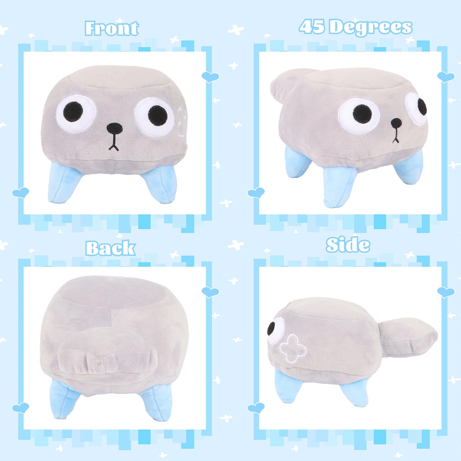 NLIEOPDA Dandy's World Plush, 9.8inch Dandy World Pebble