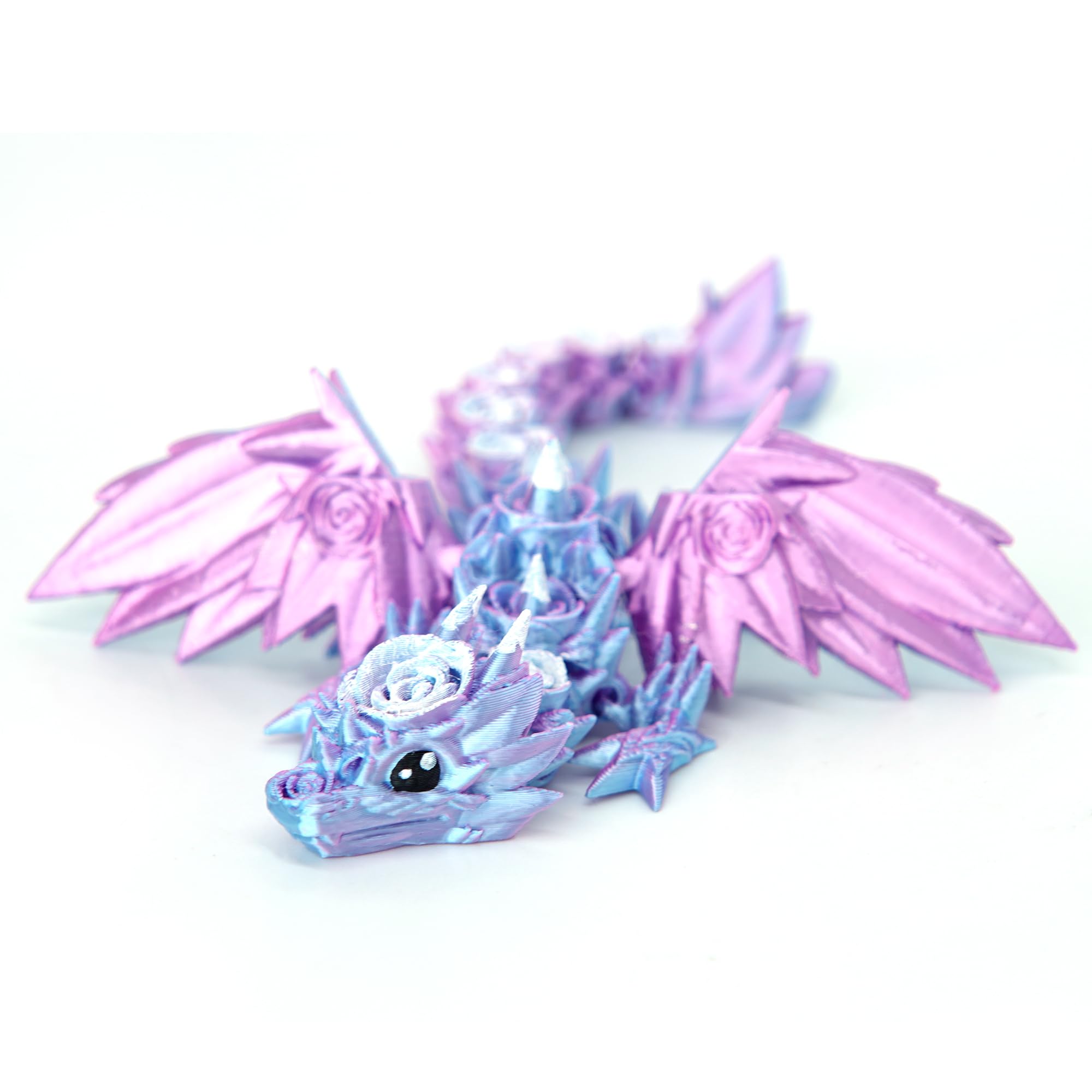 Amazon.com: HiesDeosn 3D Printed Rose Dragon with Wings，7 Inches