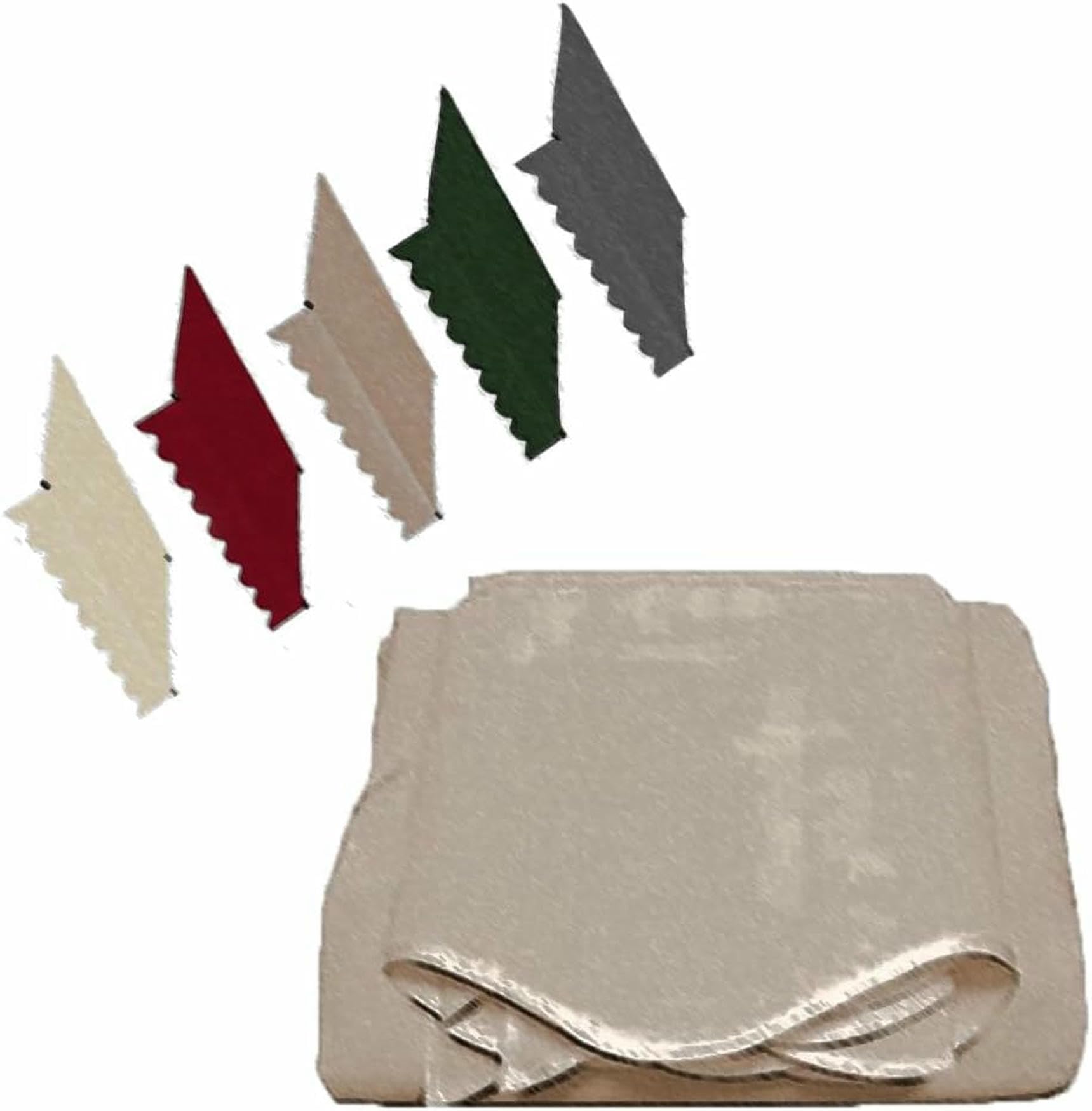 Toldo para Exteriores de tela poliéster caqui ideal para crear sombra fresca en terrazas y patios
