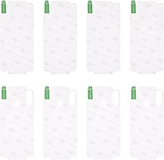 شاشة حماية كاملة أمامية وخلفية ثلاثية الأبعاد 3D من الجيلاتين بسمك 0.2 ملم وطبقة مضادة للخدش وشفافية عالية لموبايل هواوي نوفا 4 شاشة 6.4 بوصة، مجموعة من 4 قطع، شفاف