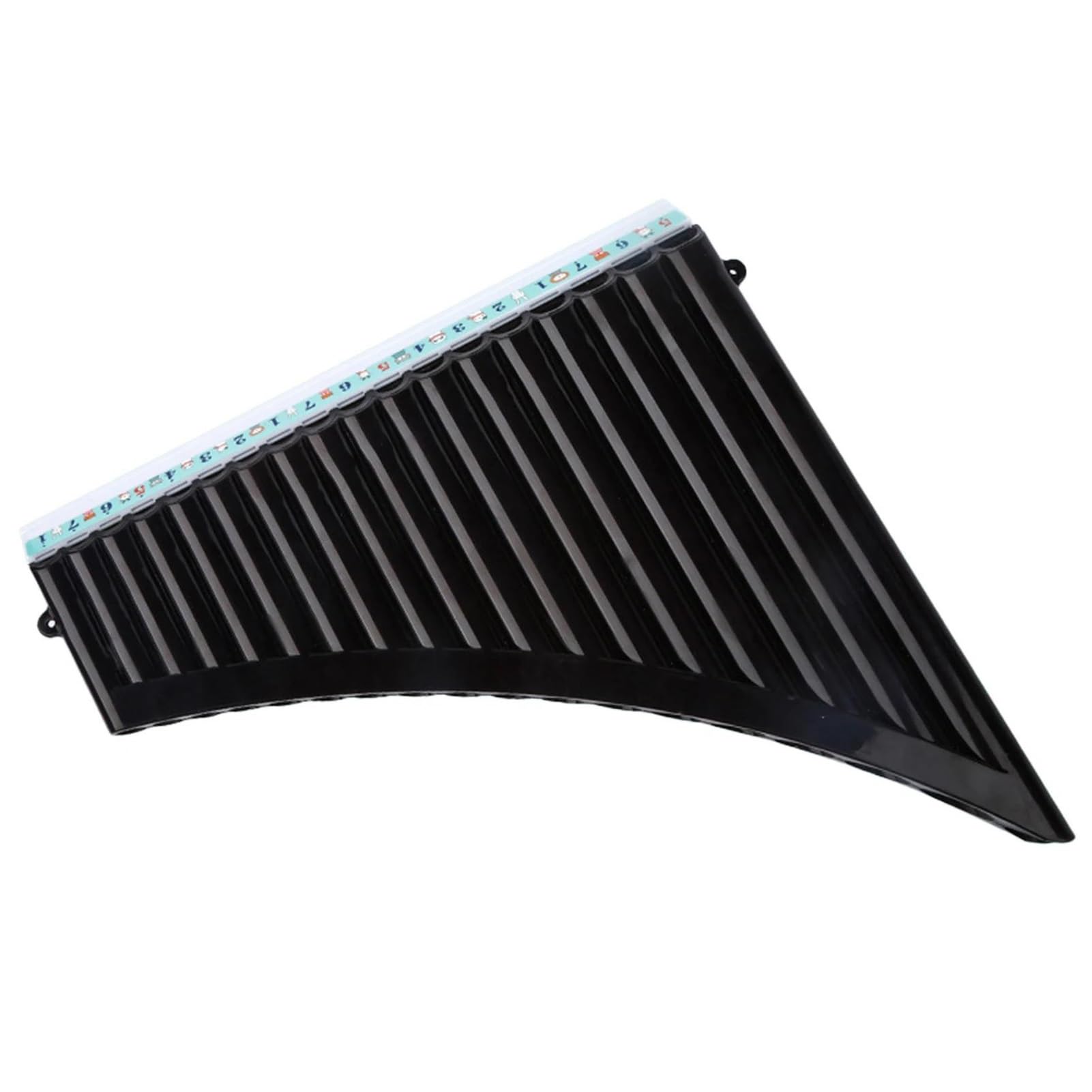 Flauto Di Pan Professionale Flauto Di Pan A 18 Tubi Strumento A Fiato Per Flauto Di Pan Chiave C Per Principianti Con Borsa Per Il Trasporto(Black)