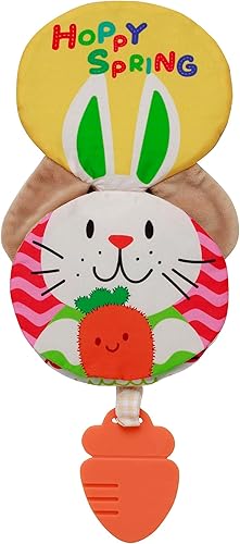 Miniatura 3 de Baby Starters Magic Years Soft Crinkle libro de actividades con pestañas y correa, pavo feliz de Acción de Gracias (5 pulgadas)