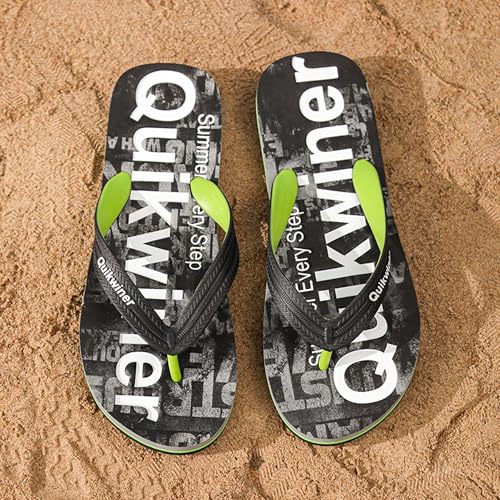 Lightweight flip flops for men's casual slippers, anti slip soft soled beach shoes2