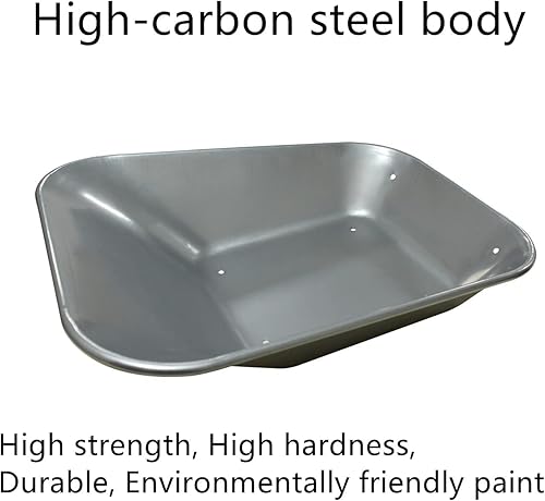 Miniatura 6 de Carretilla de juguete para niños, juego de carretilla para niños, carretilla de metal resistente, herramienta de jardinería para niños, para