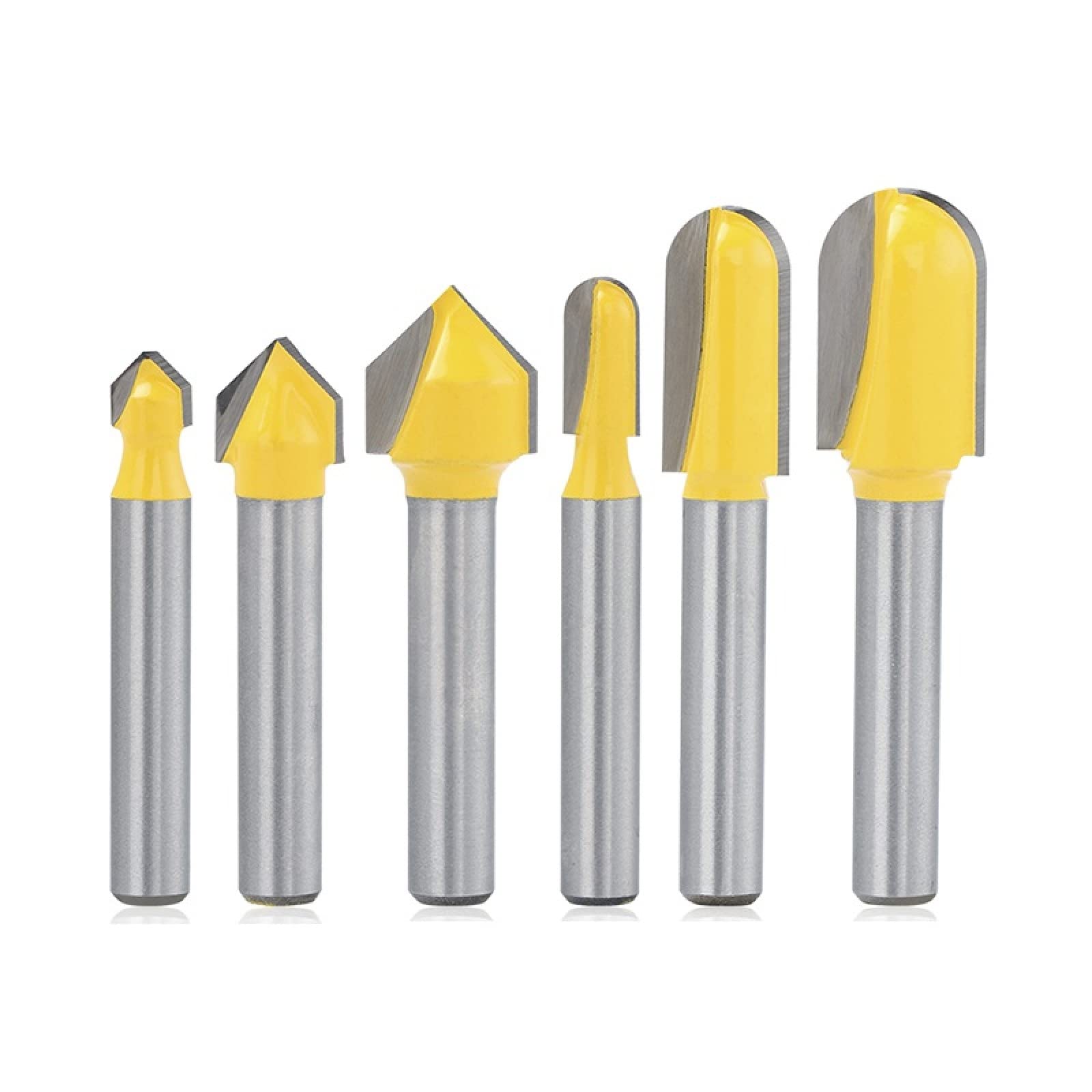 1PC 1/4 Gambo Fresa for Legno Fresa da 6,35mm Set di