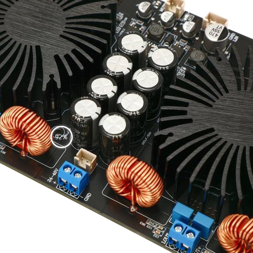 Carte amplificateur Pont PBTL 600W 4Ω Noir