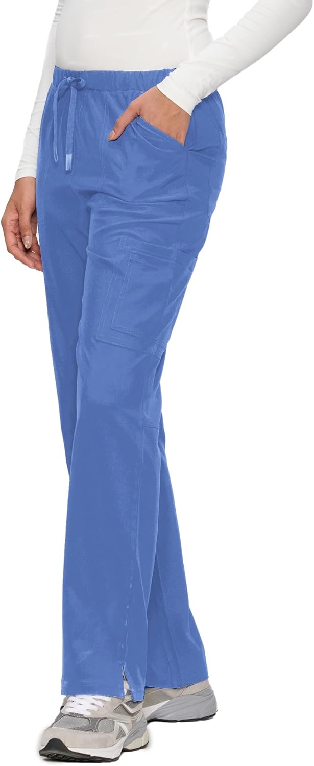Women’s Scrub Pants – Soft Stretch Cargo with 8 Pockets, Loose Fit – Consider Sizing Down - Image 6