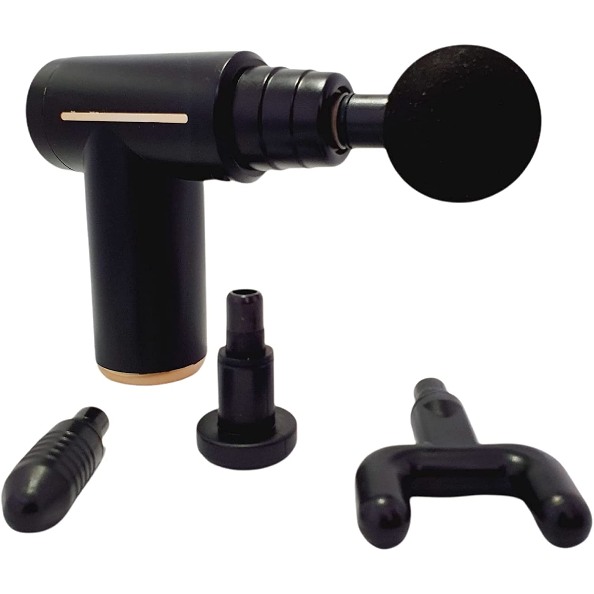 Pistola de masaje muscular silenciosa de 6 velocidades, 4 cabezales de masaje para aliviar el dolor y rigidez muscular ayuda a relajarse y reduce la fatiga. Este masaje proporciona una relajación