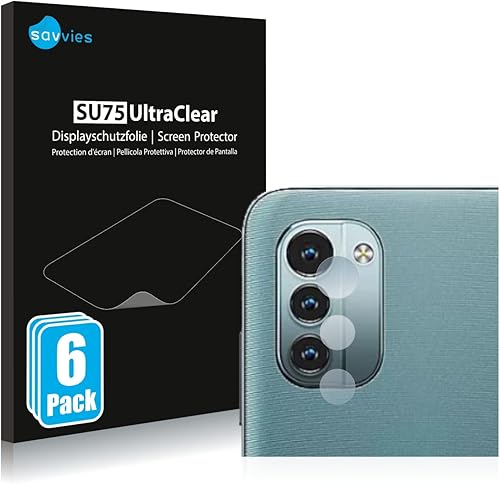 Protector de pantalla puede usarse con Nokia G11 (solo cámara) Protector de pantalla transparente, paquete de 6