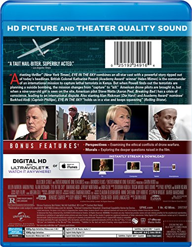 Eye In The Sky película Blu-ray importada soluciona la falta de buen cine de intriga 4