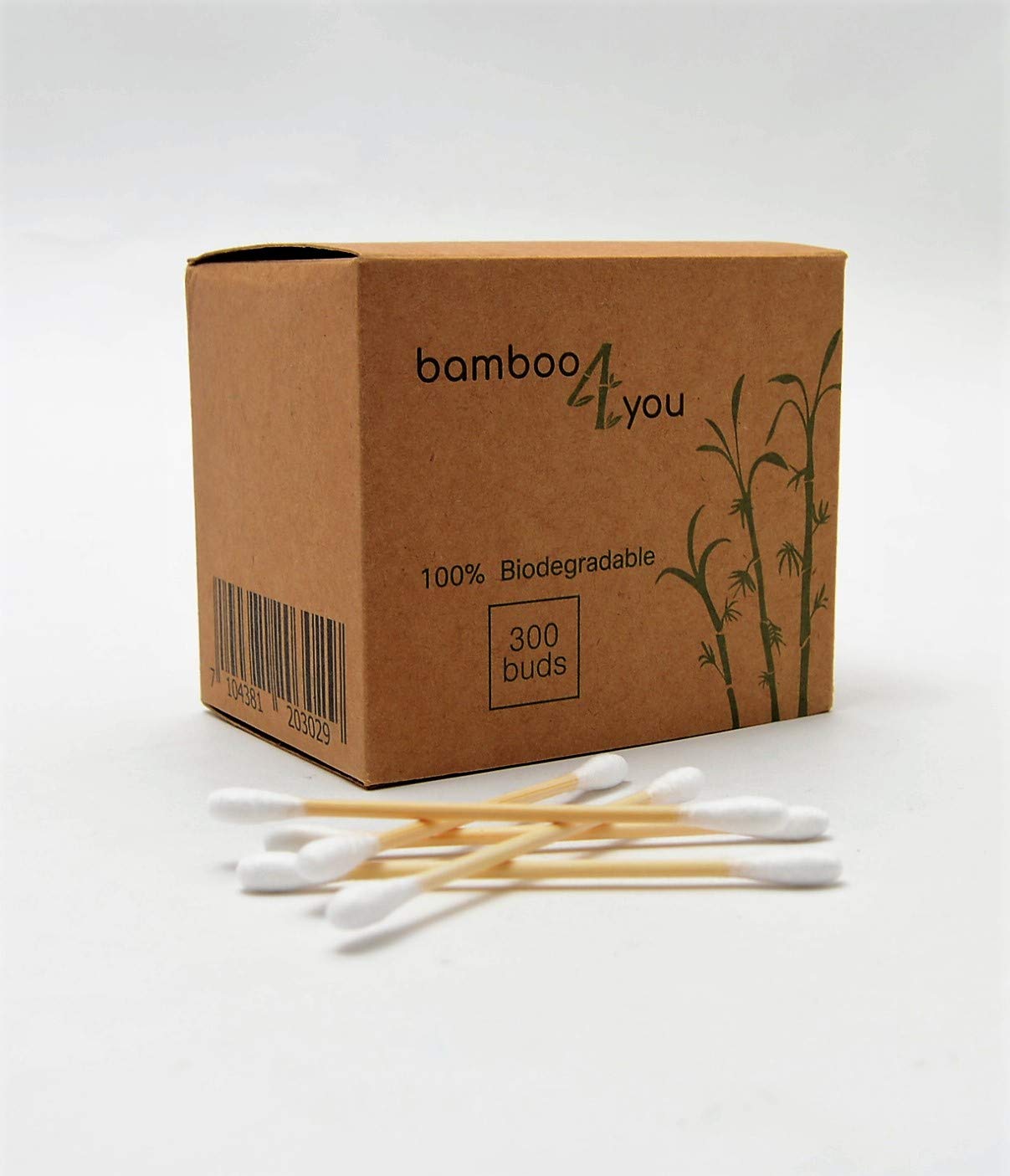 Bamboo Cotton Buds, Pack of 300