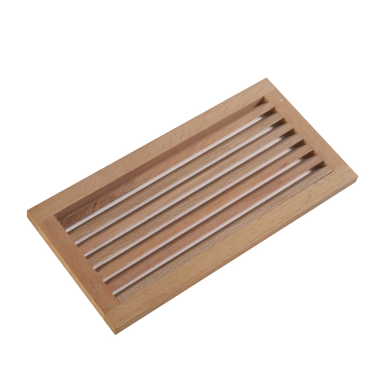 WELLAND 8 Inch x 16 Inch Red Oak Hardwood Register Cold Air Return