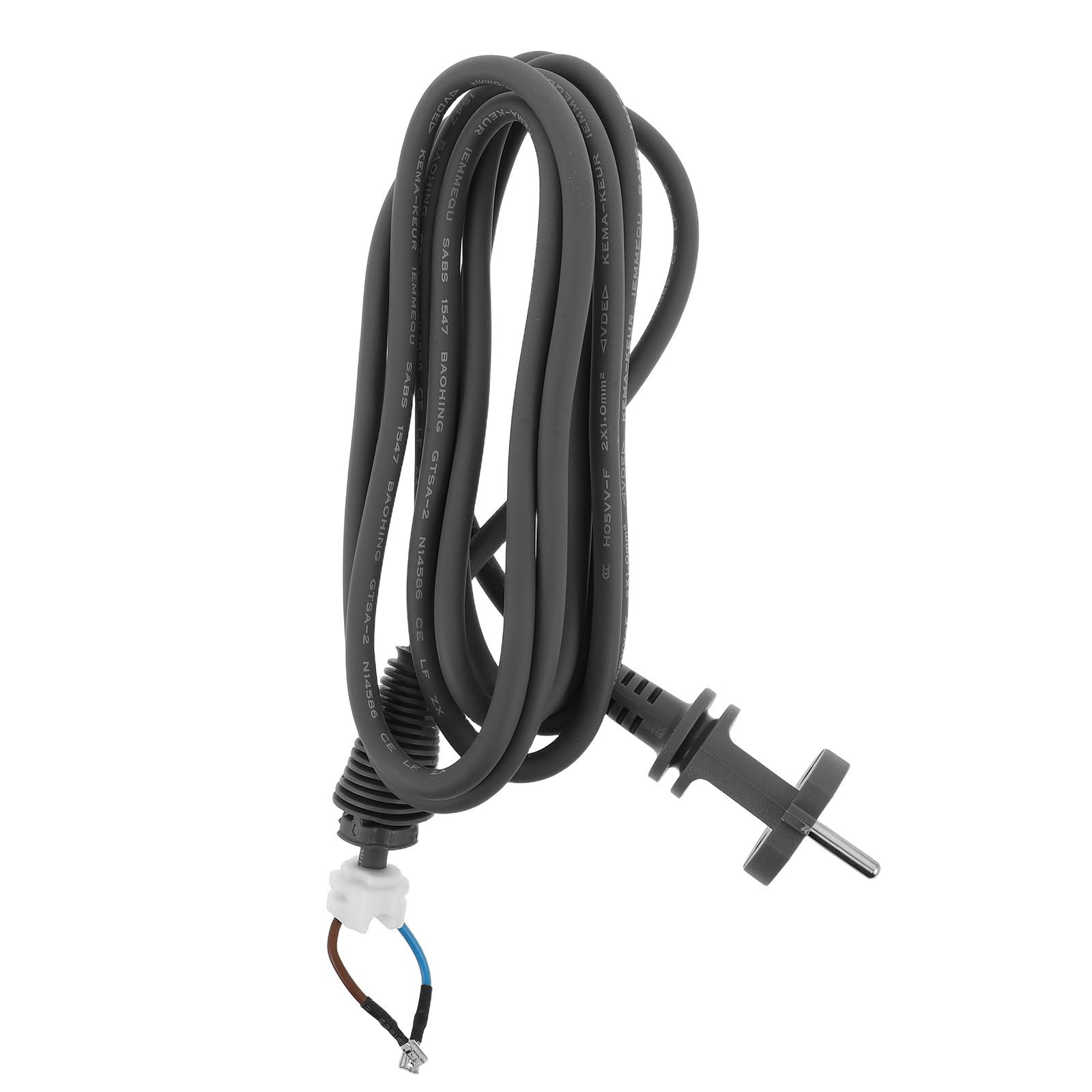 Cable de secador de pelo para arreglar fallos de corriente con enchufe de 2.7m 8