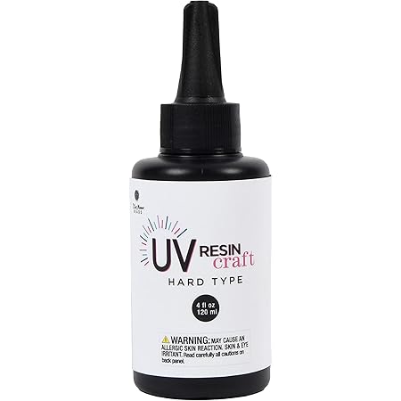 Blue Moon Beads UV Resin Clear Hard Type 120g Bottle for DIY Jewelry Making & Crafts