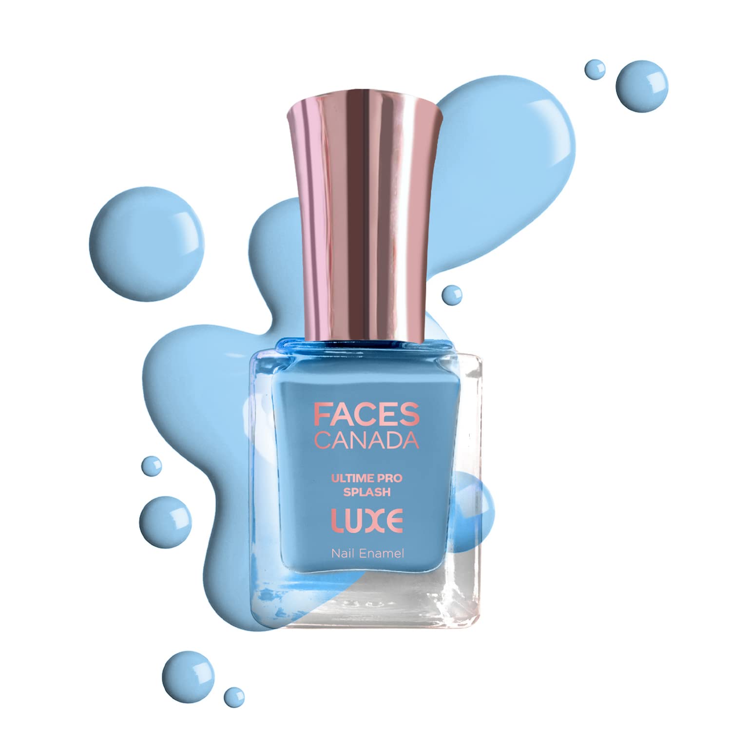 FACES CANADA Ultime Pro Splash Luxe Nail Enamel - Onahau Bay (L03), 12ml | Glossy Finish | Quick Drying | Long Lasting | High Shine | Chip Defiant | Even-Finish | Vegan | Non-Toxic | Ethanol-Free