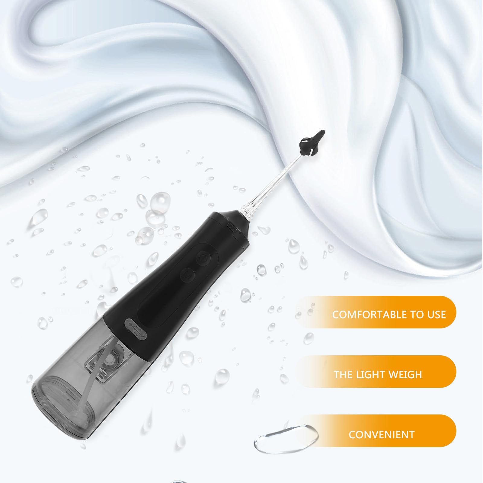 Irrigateur Auriculaire Électrique Ipx7 350ml, Lavage D'oreilles